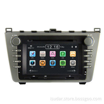 Car Multimedia Players for Mazda 6 2008-2012 with CD/MP3/DVD/USB and 7-inch TFT Monitor